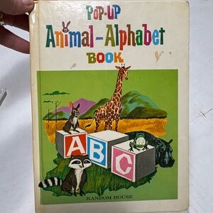 Pop-Up Animal-Alphabet vintage Book by Akihito Shirakawa